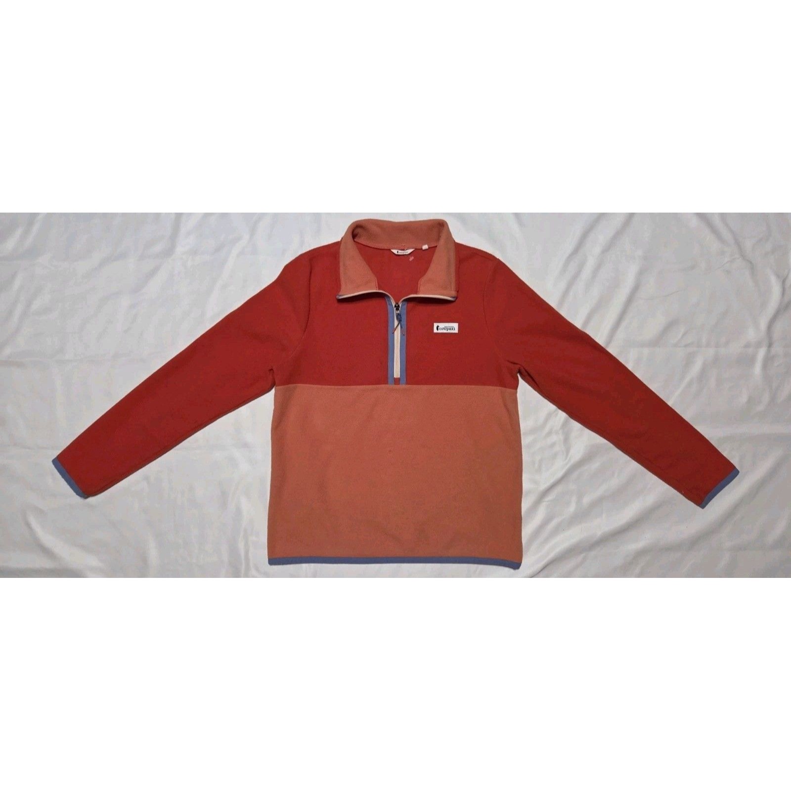 Cotopaxi Amado Fleece 1/2 Zip Pullover Orange Canyon Nectar Women's Meduim